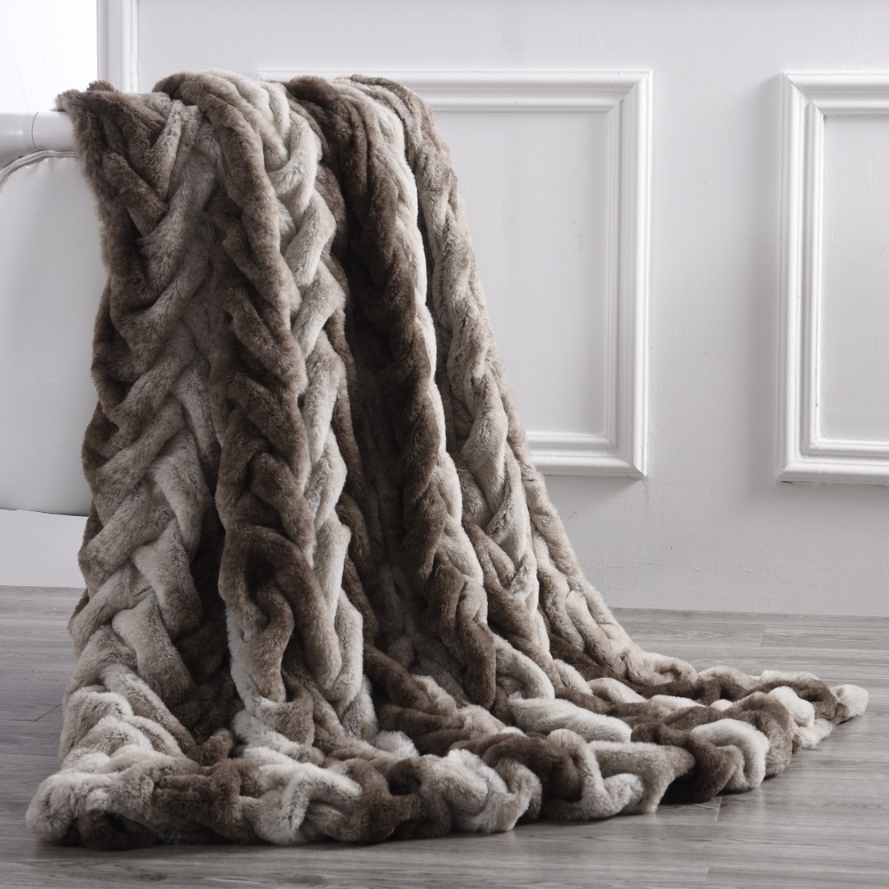 Faux Fur Throw